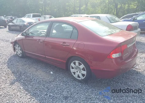 2011 Honda Civic Lx из США, поврежденный, VIN 2HGFA1F54BH528852